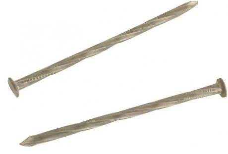 Pointes Tête Plate Torsadées En Acier Galvanisé 1 Pointes Tête Plate Torsadées En Acier Galvanisé
