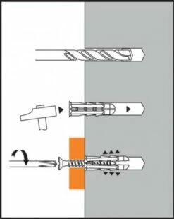 Cheville Nylon B-LONG - Tête Hexagonale -FESTOOL Ventes por 11839