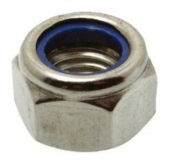 Ecrous Hexagonaux Autofreiné Avec Bague Nylon Inox A4