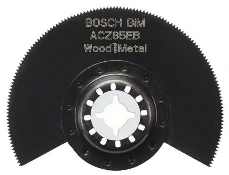 Bosch Lame De Scie Pour Couteau Oscillant - Segment à Moyeu Déporté - ACZ85EB 1 Bosch Lame De Scie Pour Couteau Oscillant - Segment à Moyeu Déporté - ACZ85EB