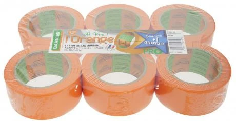 Scapa Lot De Rubans Adhésif PVC L'Orange® 6095 (5+1) 1 Scapa Lot De Rubans Adhésif PVC L'Orange® 6095 (5+1)