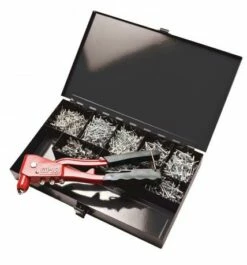 Coffret Pince GO-960 + 1000 Rivets Alu/acier Tête Ronde Standard ALX