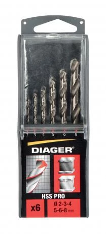 Coffret De 6 Forets Métaux HSS