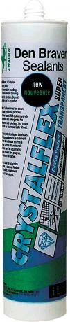 Mastic-colle Hybride CRYSTALFLEX SUPER TRANSPARENT